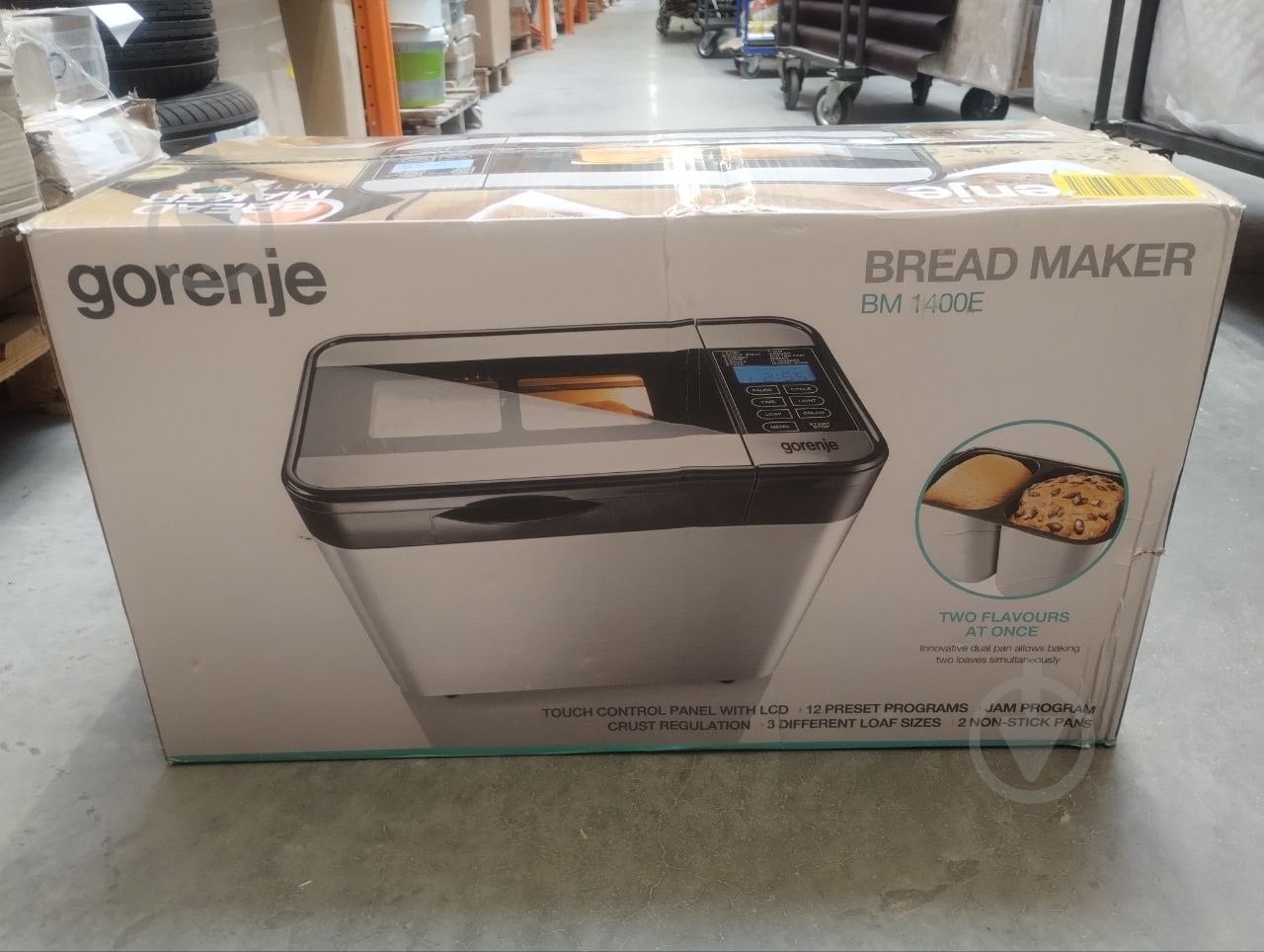 УЦЕНКА! Хлебопечка Gorenje BM1400E (УЦ №3573) - фото 4 УЦЕНКА! Хлебопечка Gorenje BM1400E (УЦ №3573) - фото 4
