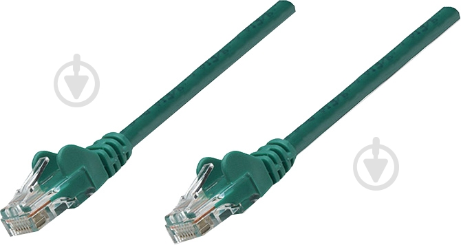 Патч-корд Intellinet UTP Cat.5e ССА 319997 15 м зелений - фото 1