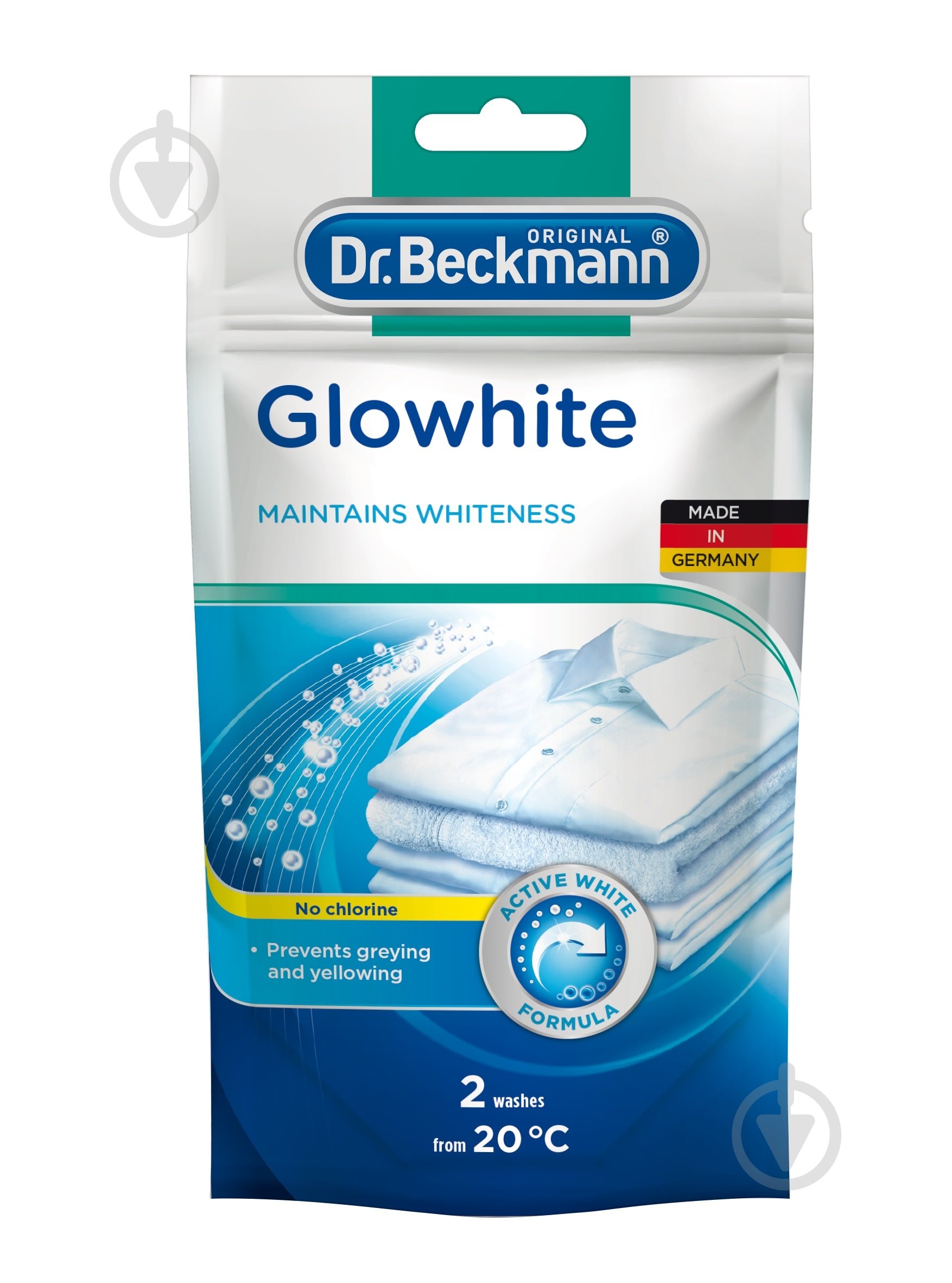 Відбілювач Dr. Beckmann порошкоподібний сліпуча білизна 80 г - фото 2