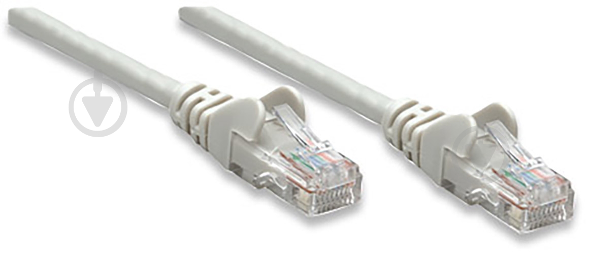 Патч-корд Intellinet Cat.5e 15 м серый - фото 1