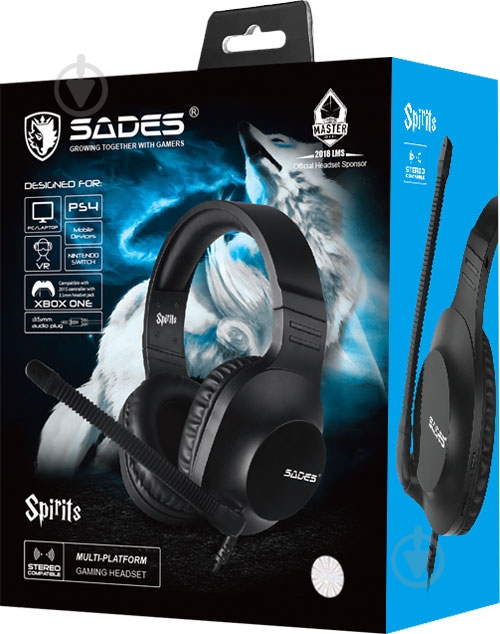 Наушники Sades SA-721 Spirits black (sa721bkj) - фото 9