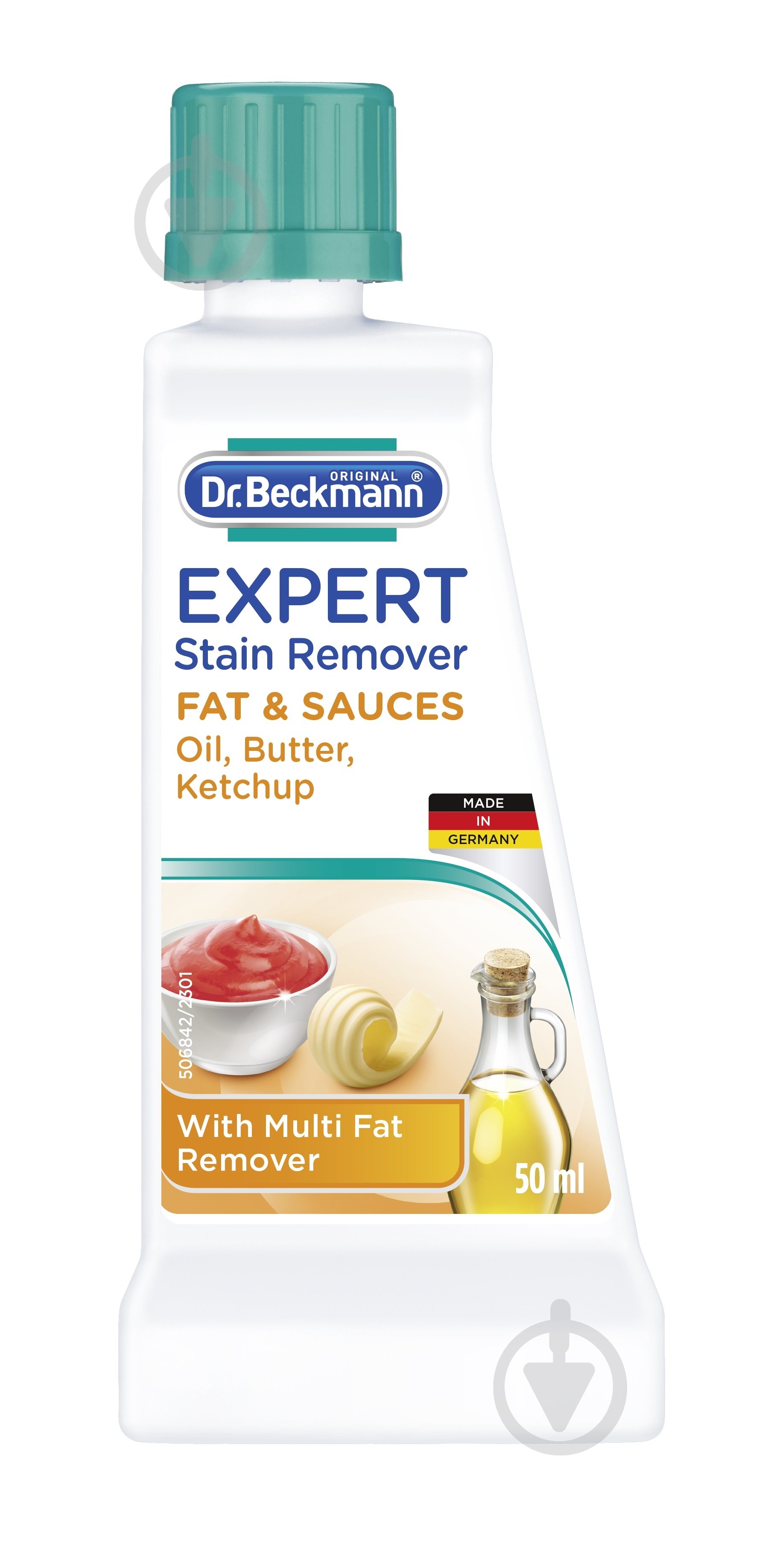 Пятновыводитель Dr. Beckmann жидкий Эксперт жиры и соусы 50 мл - фото 1