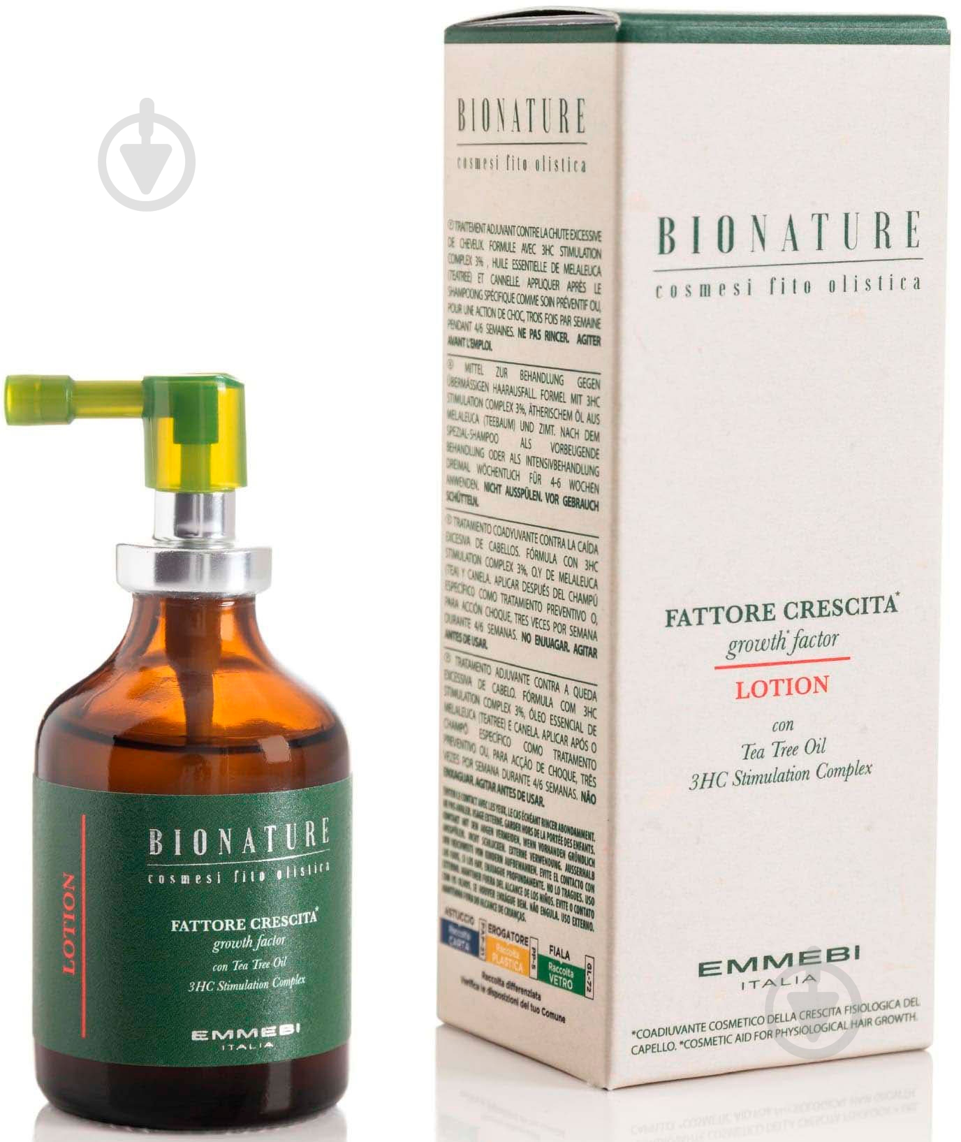 Лосьйон EMMEBI Фактор росту BioNature Lozione Fattore Crescita growth' factor 50 мл - фото 1