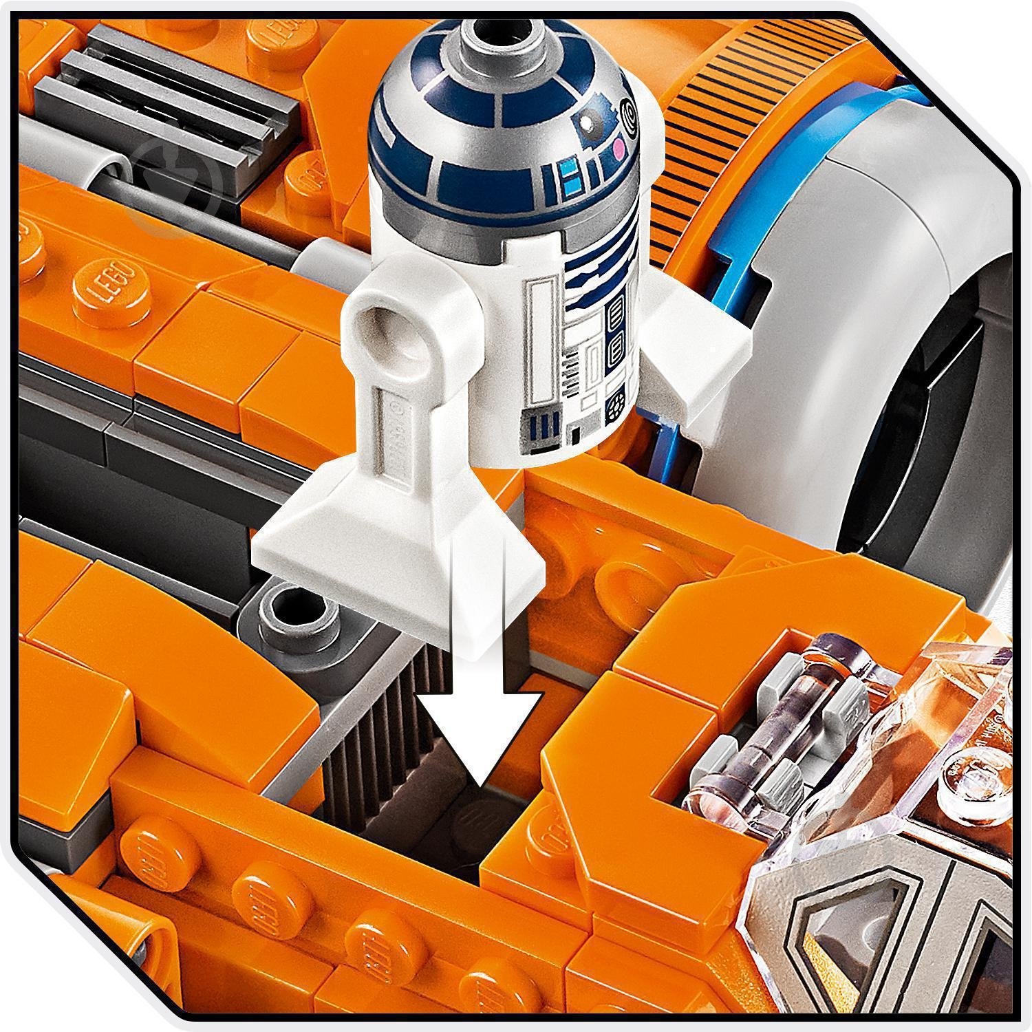 Конструктор LEGO Star Wars Истребитель X-Wing По Демерона 75273 - фото 11 Конструктор LEGO Star Wars Истребитель X-Wing По Демерона 75273 - фото 11