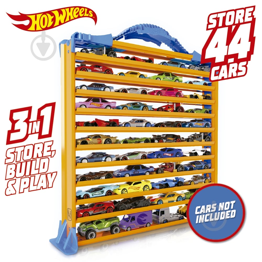 Гараж Hot Wheels з доріжками для зберігання машинок HWCC9B - фото 2