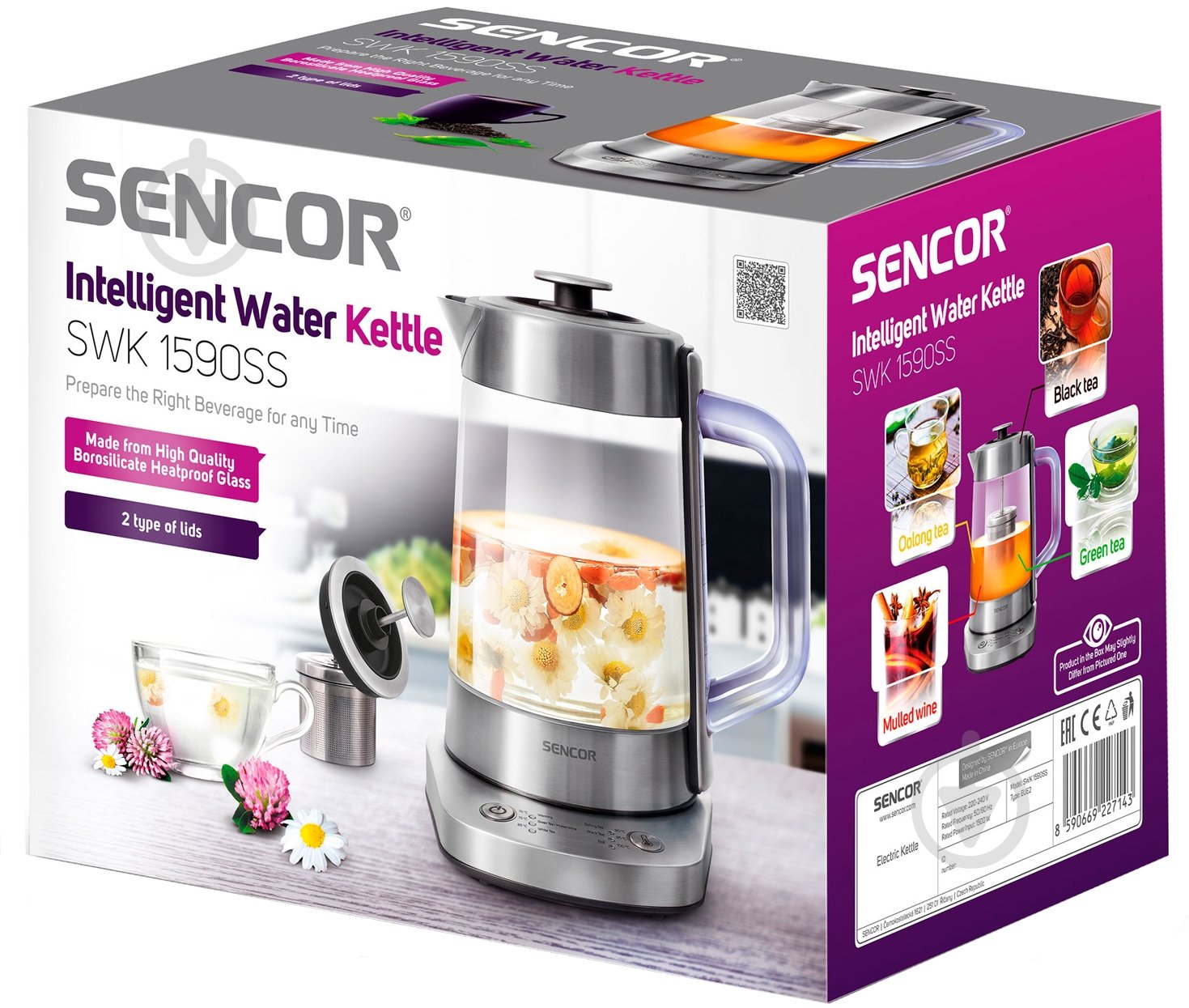 Электрочайник Sencor SWK 1590SS - фото 12 Электрочайник Sencor SWK 1590SS - фото 12