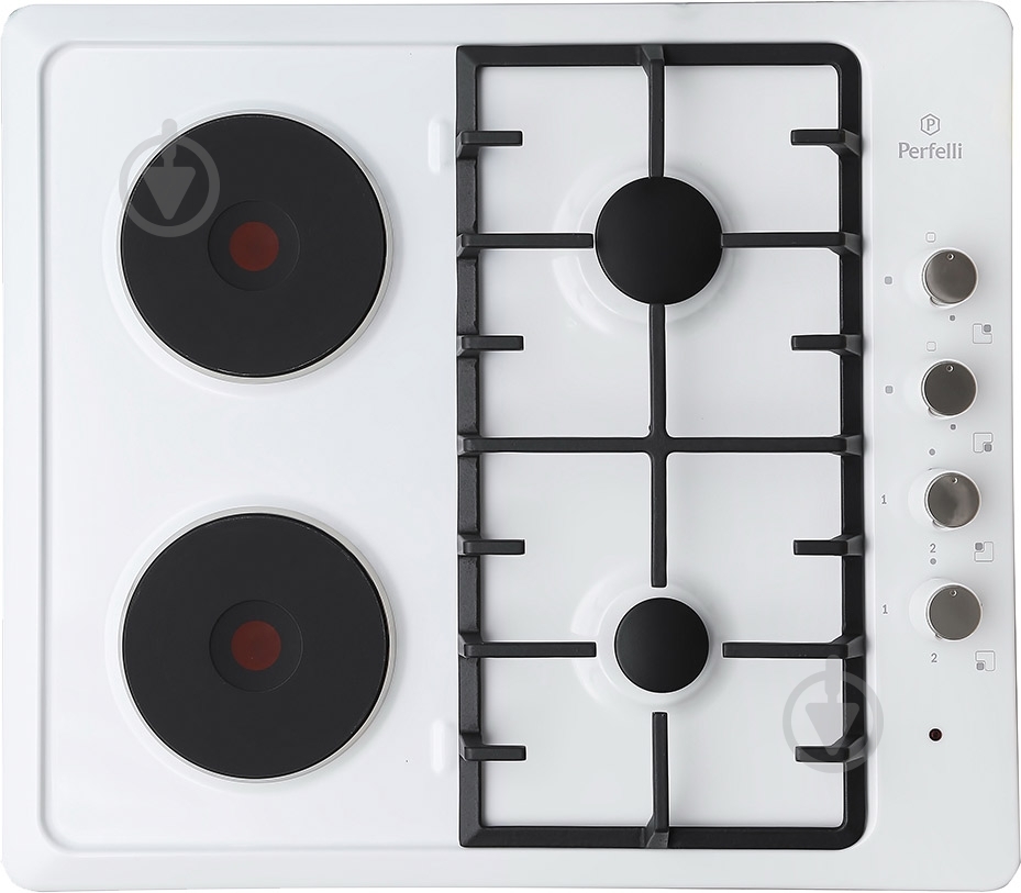 Варочная поверхность комбинированная Perfelli HKM 627 W - фото 1