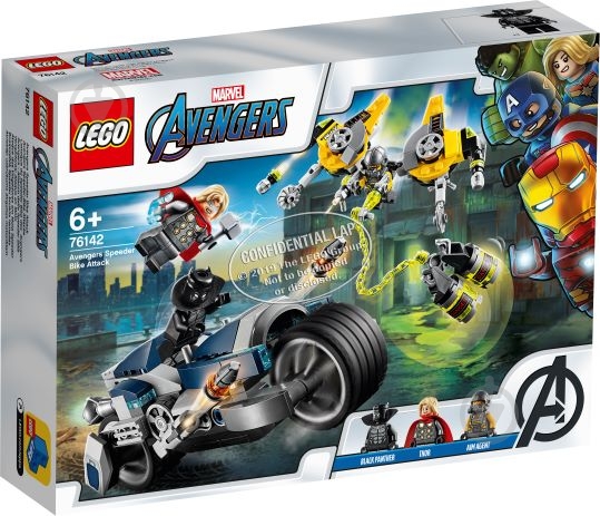 Конструктор LEGO Super Heroes Мстители: атака на скоростном мотоцикле 76142 - фото 1 Конструктор LEGO Super Heroes Мстители: атака на скоростном мотоцикле 76142 - фото 1