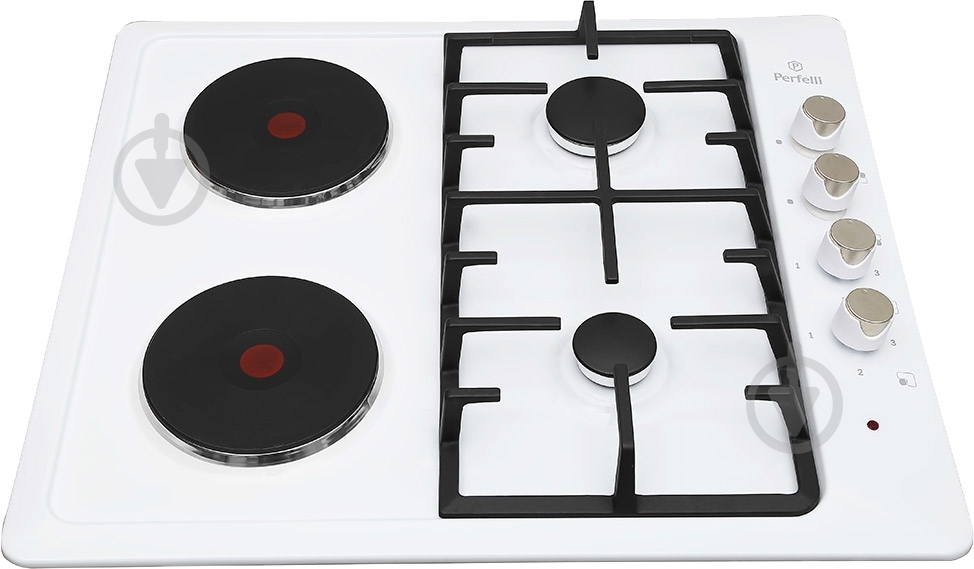Варочная поверхность комбинированная Perfelli HKM 629 W - фото 2 Варочная поверхность комбинированная Perfelli HKM 629 W - фото 2