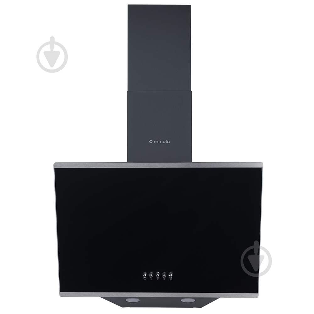 Вытяжка Minola HDN 5202 BL/INOX 700 LED декоративная наклонная - фото 1