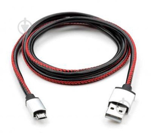 Дата-кабель Vinga USB 2.0 AM – micro 5P 1 м черный (VCPDCMLS1BK) - фото 1 Дата-кабель Vinga USB 2.0 AM – micro 5P 1 м черный (VCPDCMLS1BK) - фото 1