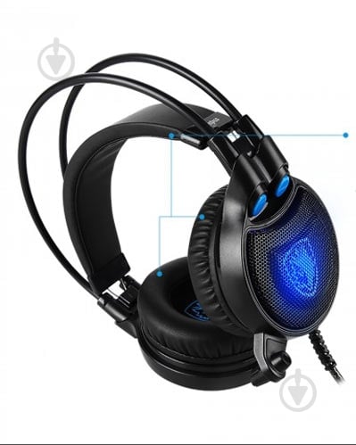 Наушники Sades SA-912 Octopus Plus black (sa912bku) - фото 4 Наушники Sades SA-912 Octopus Plus black (sa912bku) - фото 4