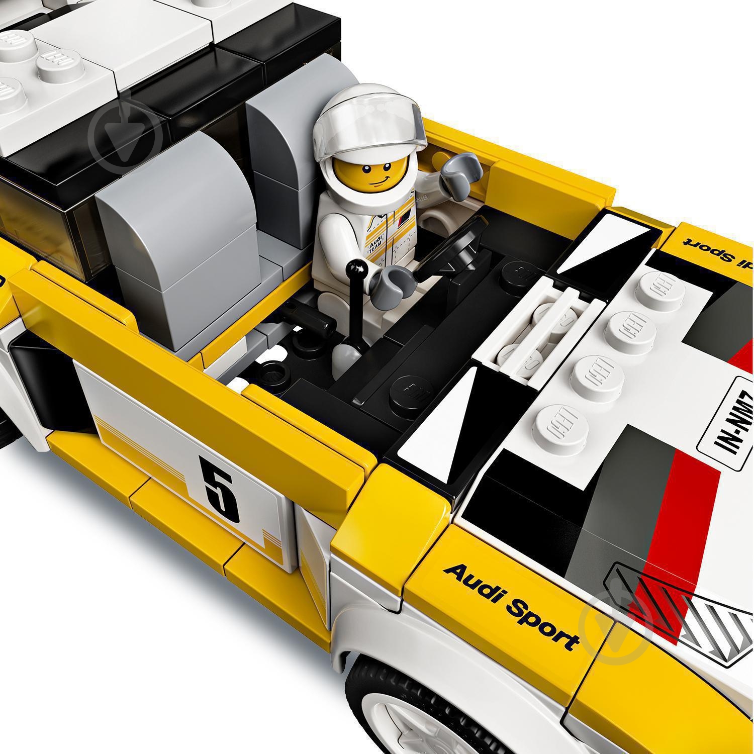 Конструктор LEGO Speed Champions 1985 Audi Sport quattro S1 76897 - фото 6