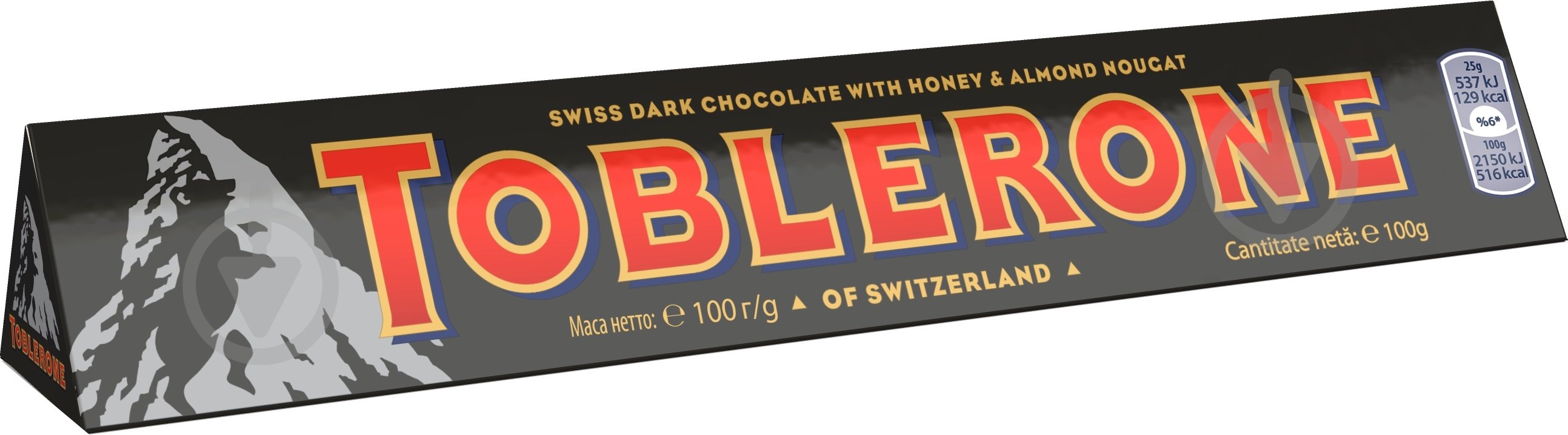 Шоколад TOBLERONE темный 100 г - фото 1 Шоколад TOBLERONE темный 100 г - фото 1