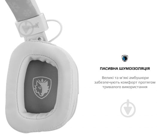 Гарнитура Sades SA-722S Snowwolf white (sa722swhj) - фото 13