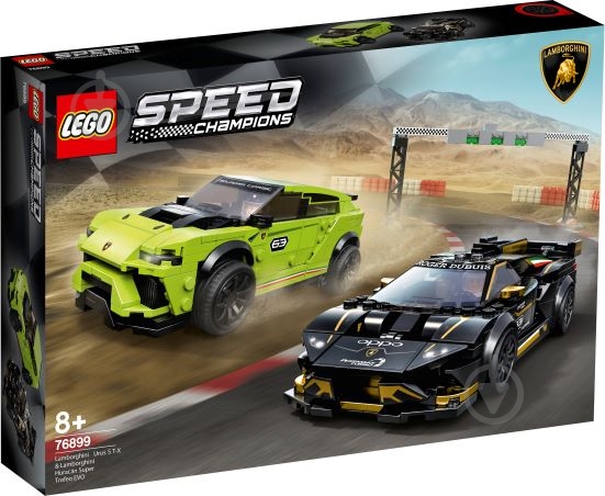 Конструктор LEGO Speed Champions Lamborghini Urus ST-X & Lamborghini Huracán Super Trofeo EVO 76899 - фото 9 Конструктор LEGO Speed Champions Lamborghini Urus ST-X & Lamborghini Huracán Super Trofeo EVO 76899 - фото 9