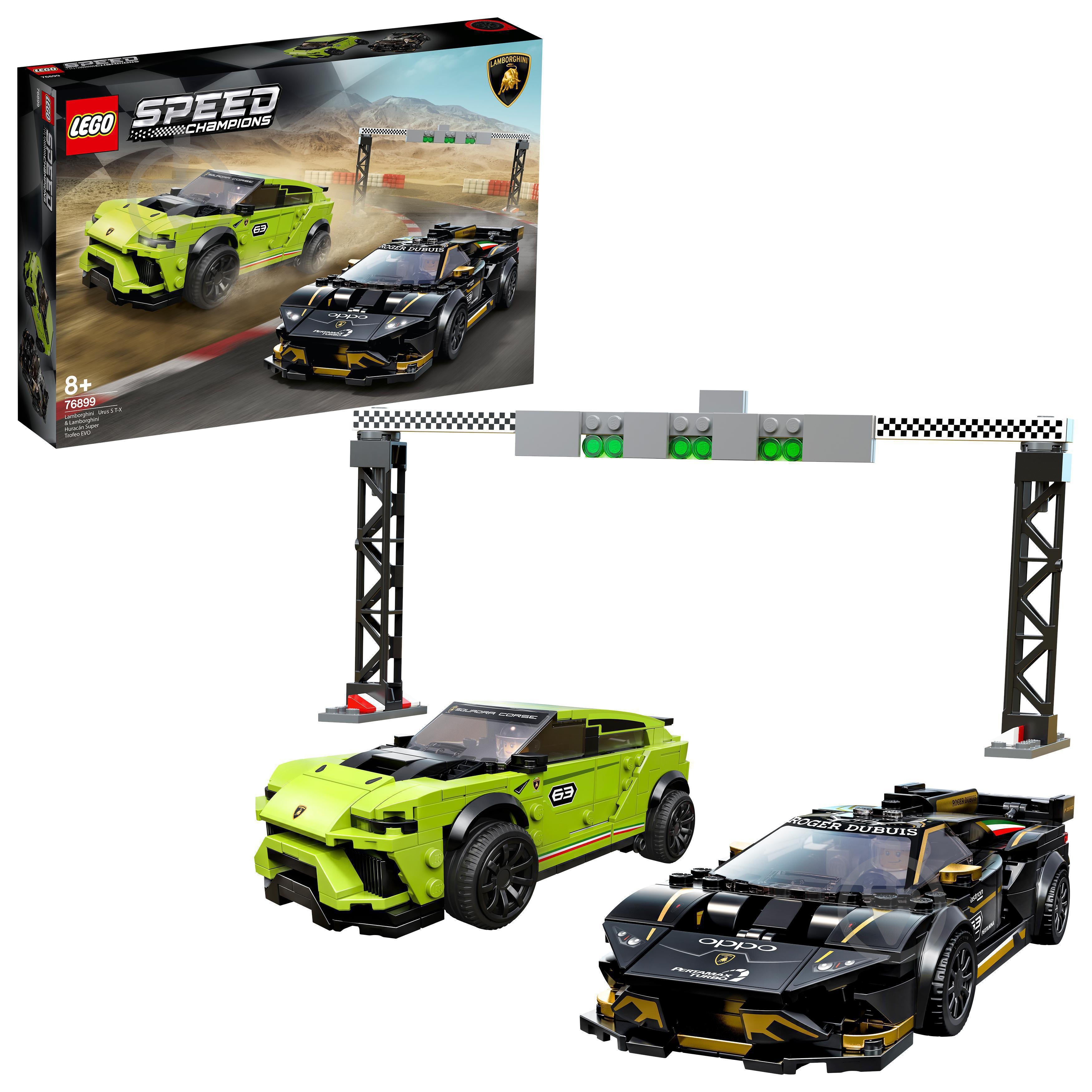 Конструктор LEGO Speed Champions Lamborghini Urus ST-X & Lamborghini Huracán Super Trofeo EVO 76899 - фото 8 Конструктор LEGO Speed Champions Lamborghini Urus ST-X & Lamborghini Huracán Super Trofeo EVO 76899 - фото 8