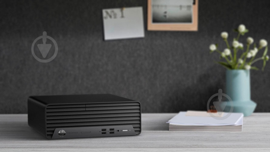 Компьютер HP ProDesk 400 G7 SFF (2U0A6ES) black - фото 4