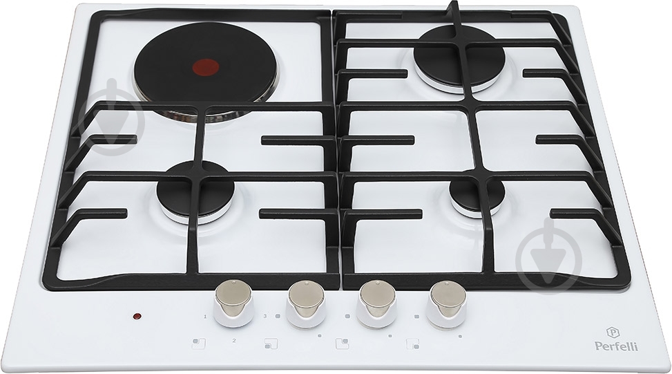 Варочная поверхность комбинированная Perfelli HKM 639 W - фото 2