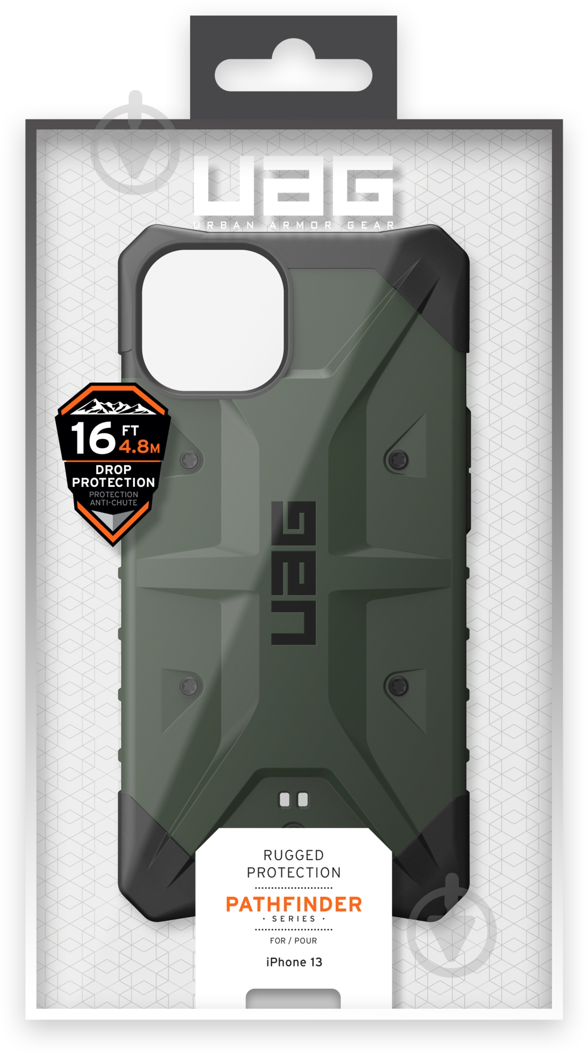Чехол UAG Pathfinder для Apple iPhone 13 olive (113177117272) - фото 3