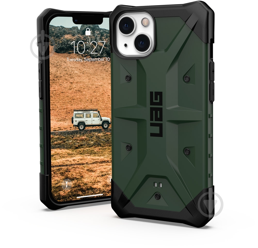 Чехол UAG Pathfinder для Apple iPhone 13 olive (113177117272) - фото 1