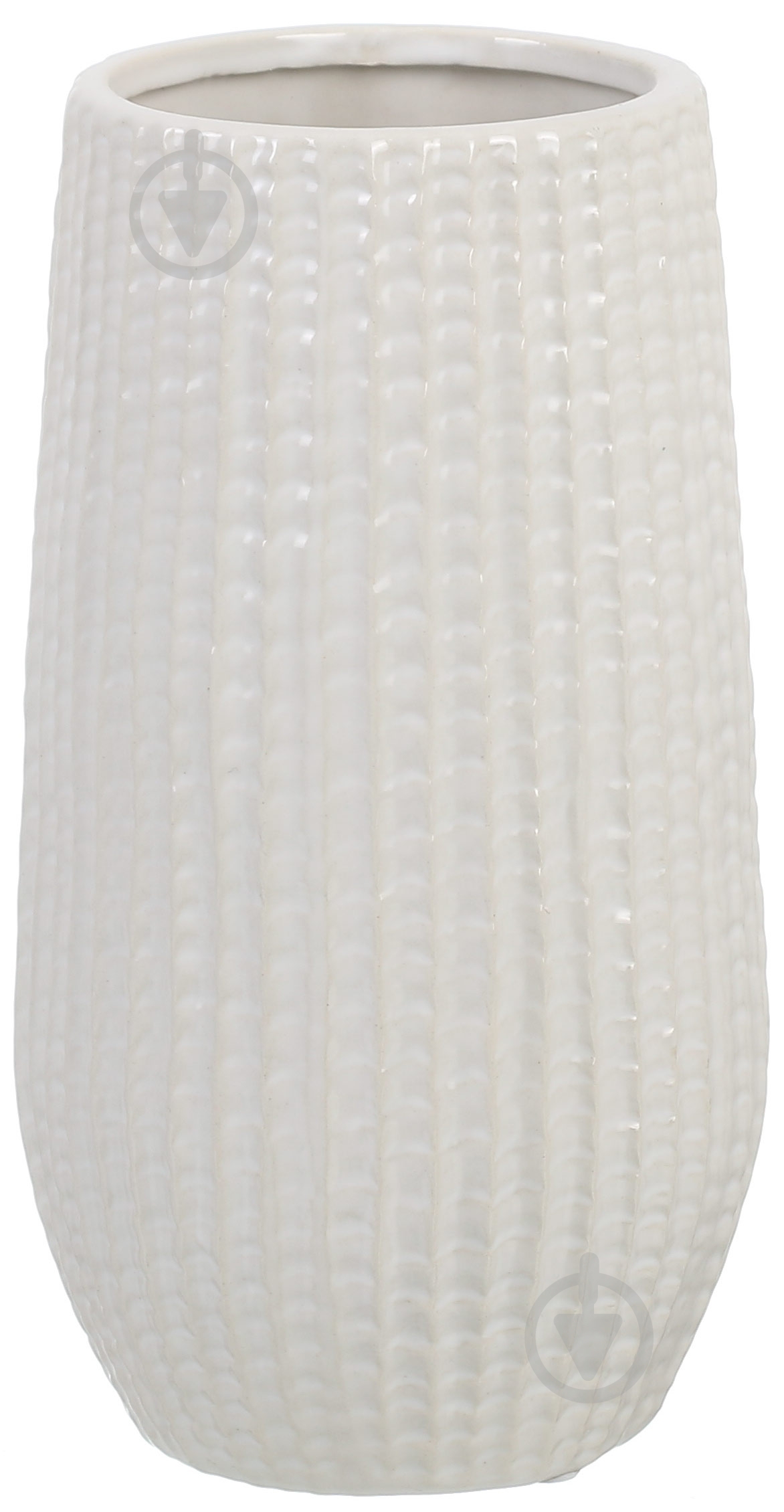 Ваза Luna Сальса 12х22 см белый 22 см - фото 1 Ваза Luna Сальса 12х22 см белый 22 см - фото 1