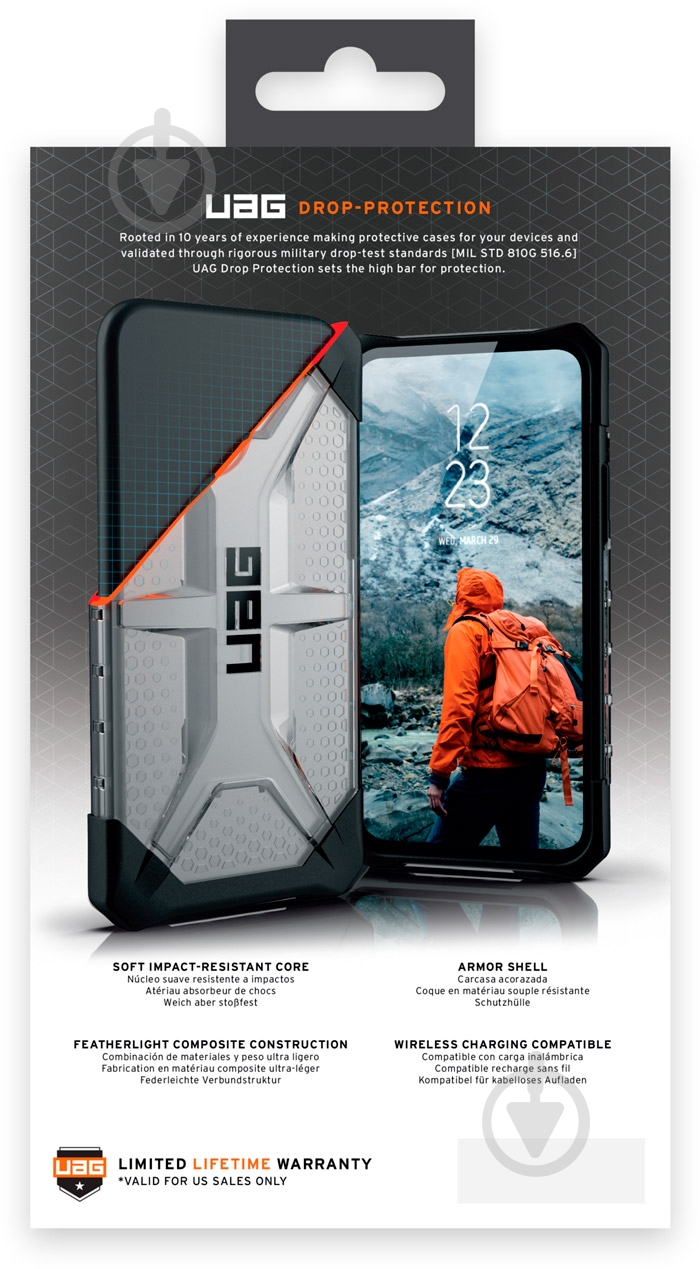 Чехол UAG Plasma для Apple iPhone 13 ice (113173114343) - фото 4
