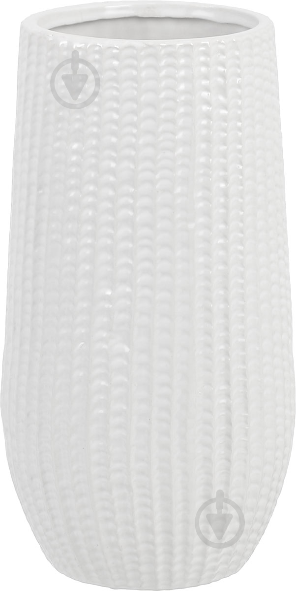 Ваза Luna Сальса 15Х28 см белый 28 см - фото 1 Ваза Luna Сальса 15Х28 см белый 28 см - фото 1