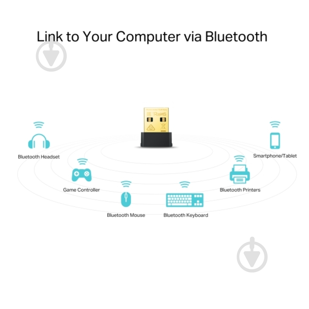 Беспроводной адаптер TP-Link Archer T2UB nano AC600 WiFi + Bluetooth 4.2 USB 2.0 nano - фото 3