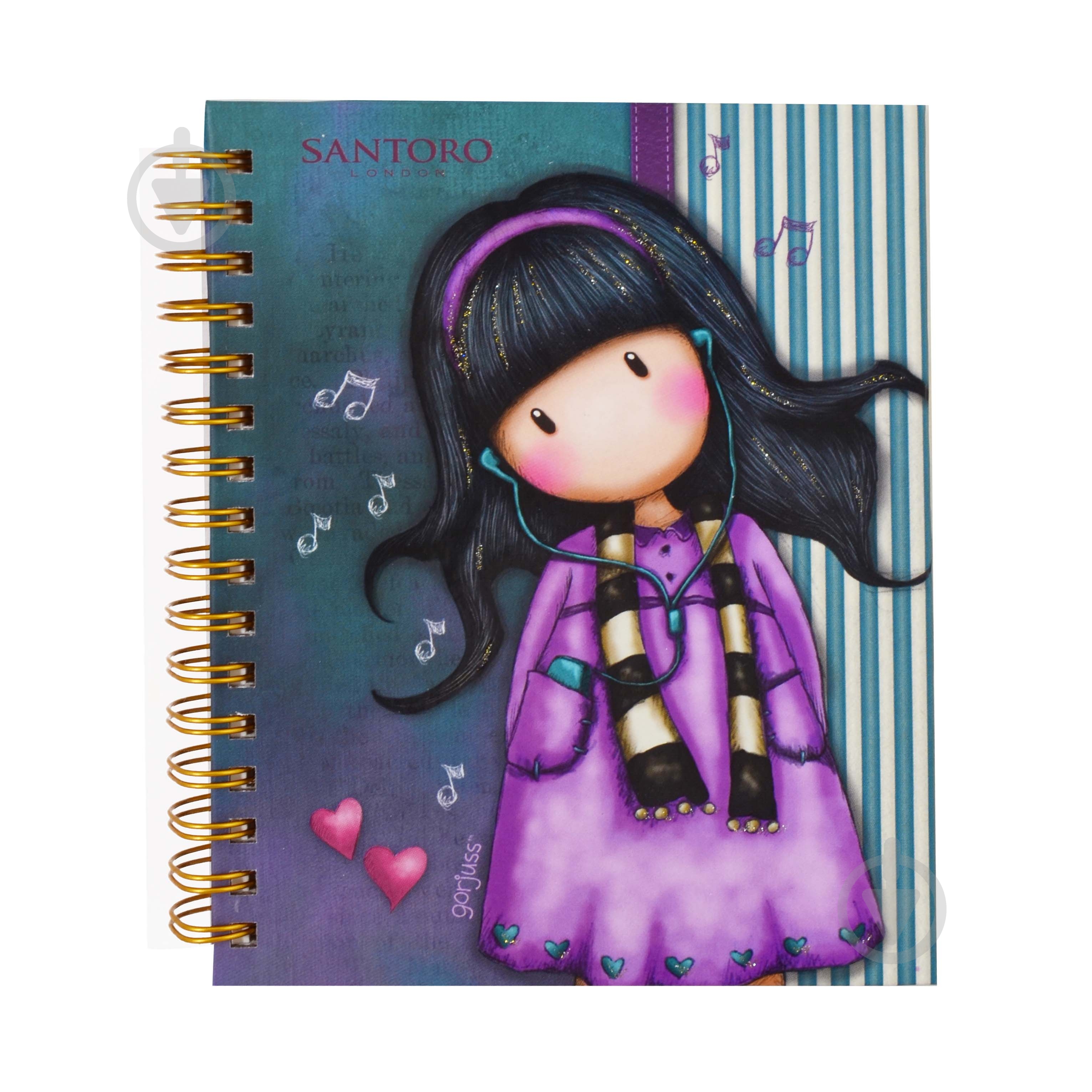 Блокнот для записей Santoro Little song А6 151557 YES - фото 1 Блокнот для записей Santoro Little song А6 151557 YES - фото 1