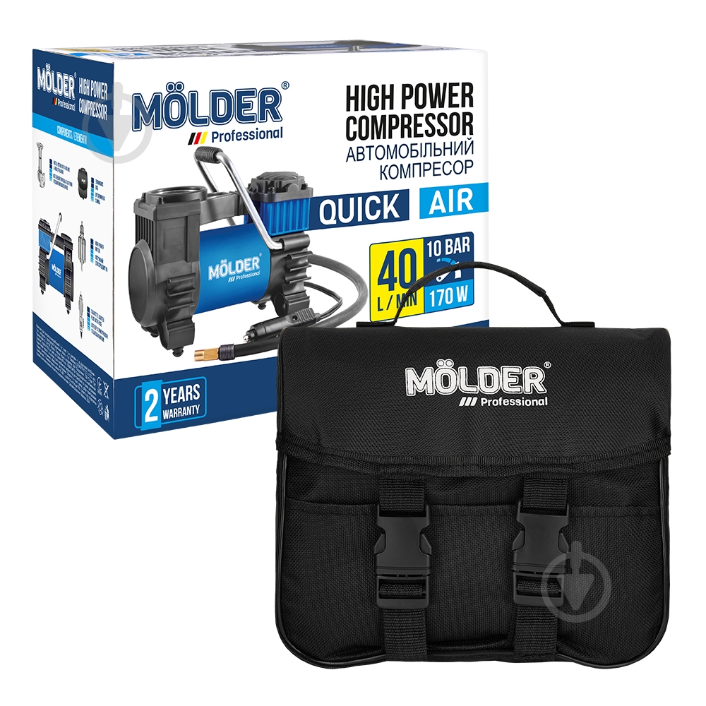 Компресор автомобільний Molder MA25100 Quick Air - фото 3