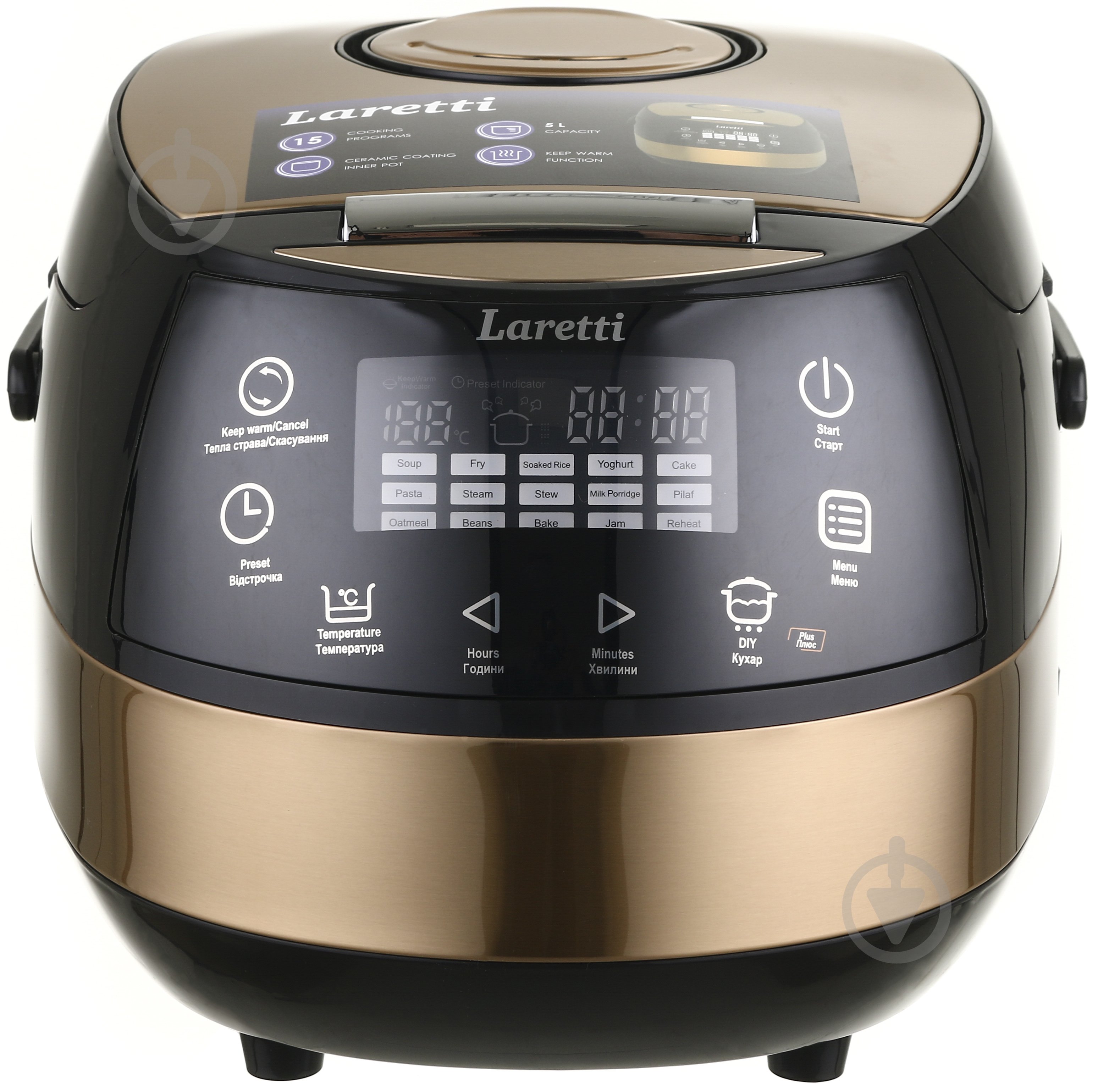 Мультиварка Laretti LARETTI LR-MC7134 LR-MC7134 - фото 2 Мультиварка Laretti LARETTI LR-MC7134 LR-MC7134 - фото 2