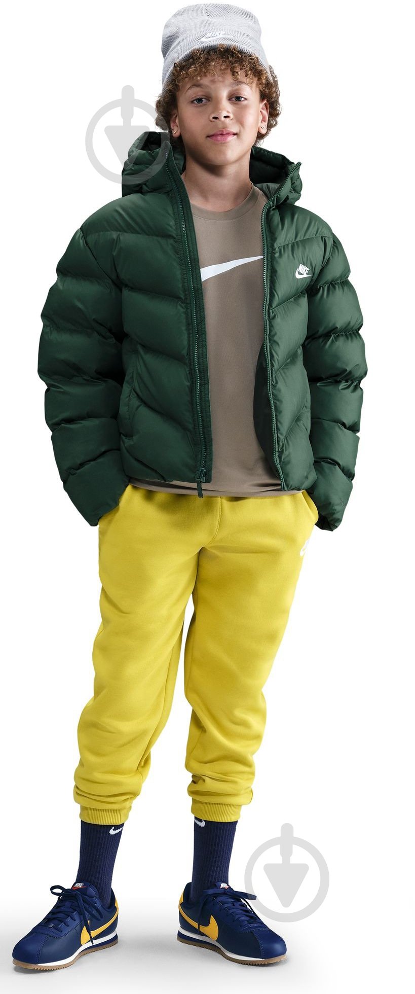 Пуховик детский зимний Nike K NSW TF ADP Puffer HQ4976-323 р.M зеленый - фото 2 Пуховик детский зимний Nike K NSW TF ADP Puffer HQ4976-323 р.M зеленый - фото 2