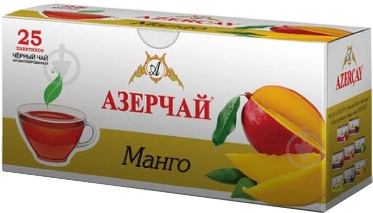 Чай черный Azercay с ароматом манго 25 шт. (4760062102512) - фото 1