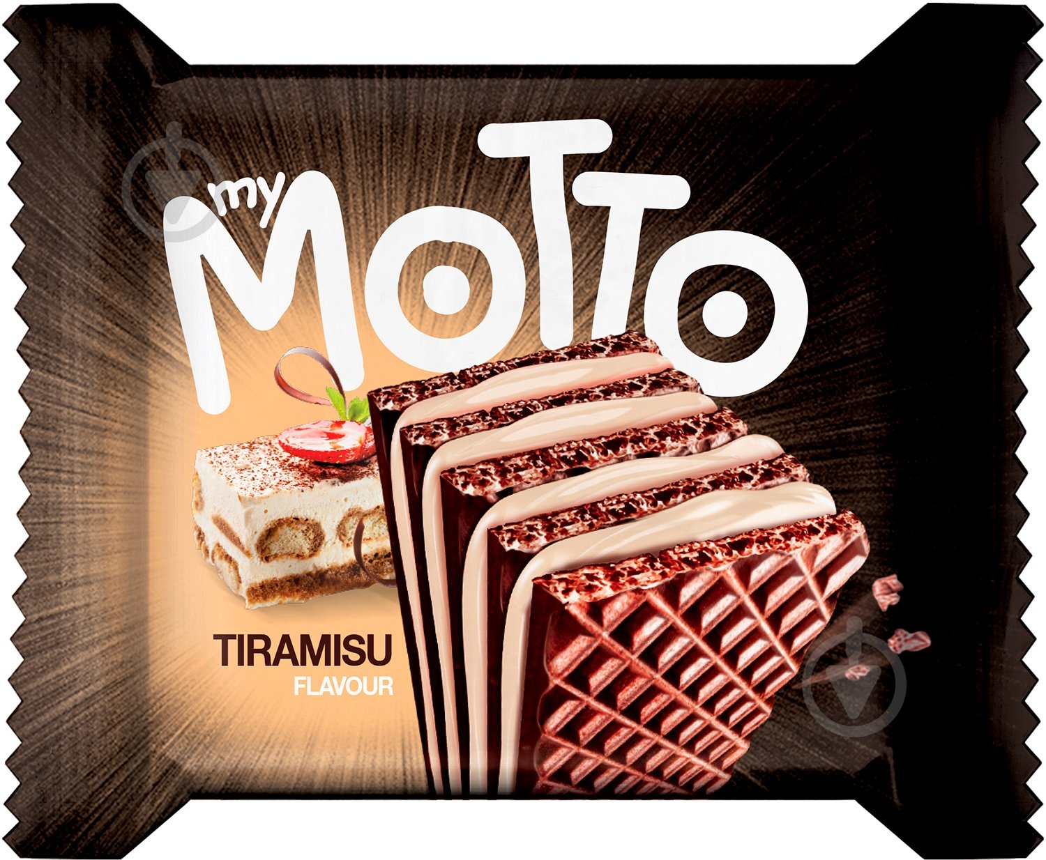 Вафли Motto Тирамису 35 г - фото 1 Вафли Motto Тирамису 35 г - фото 1