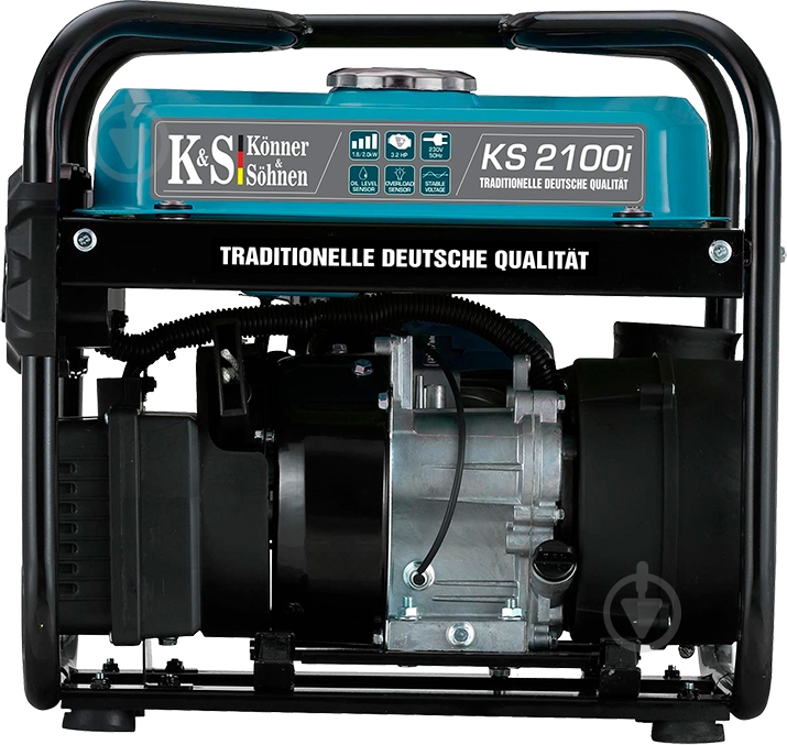 Генератор бензиновый Konner&Sohnen 1,8 кВт / 2 кВт 230 В KS 2100i - фото 1