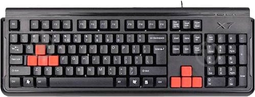 Клавиатура A4Tech (X7-G300 USB) black - фото 1 Клавиатура A4Tech (X7-G300 USB) black - фото 1