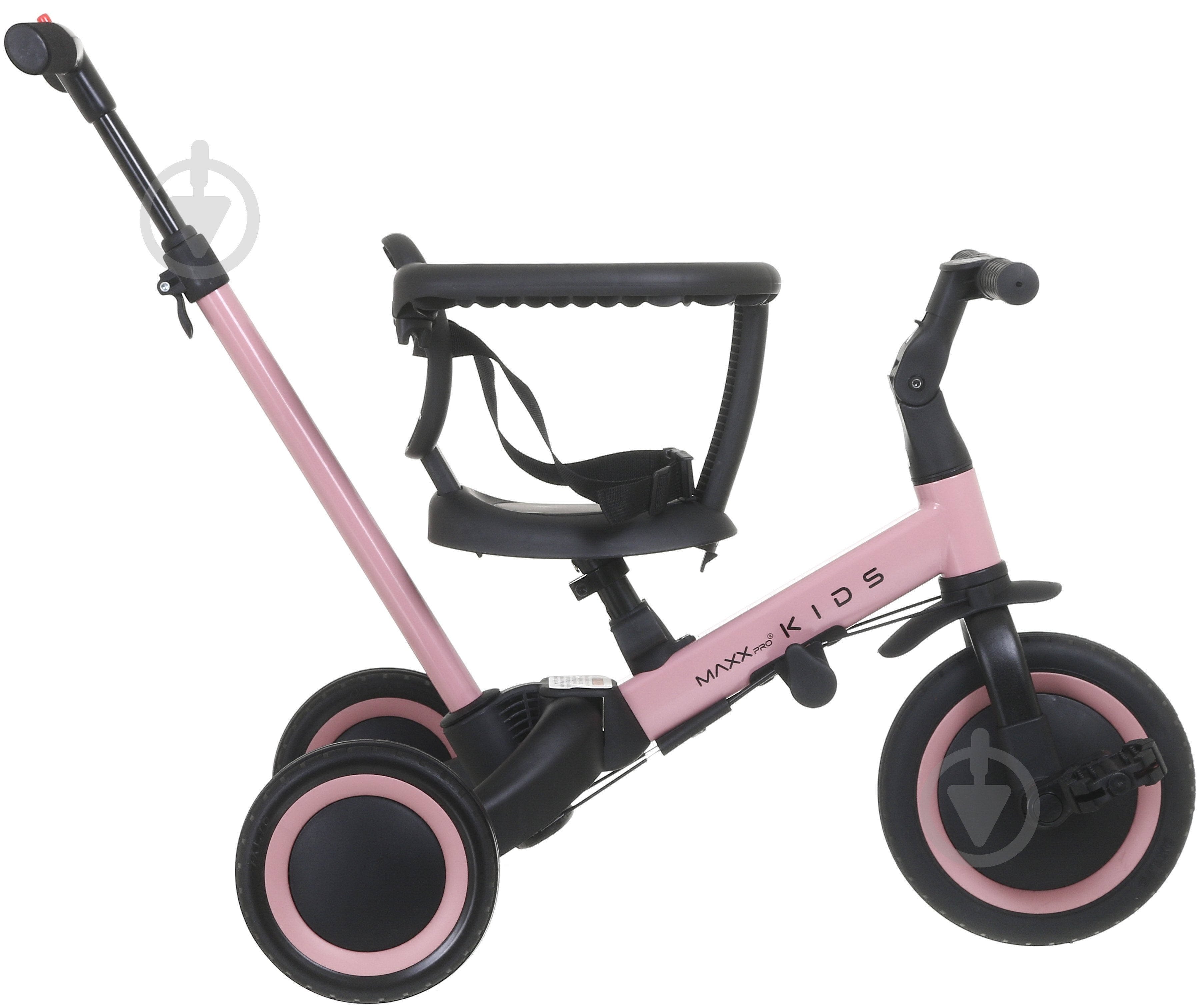 Велосипед дитячий MaxxPro kids 4 в 1 рожевий TR008 - фото 2
