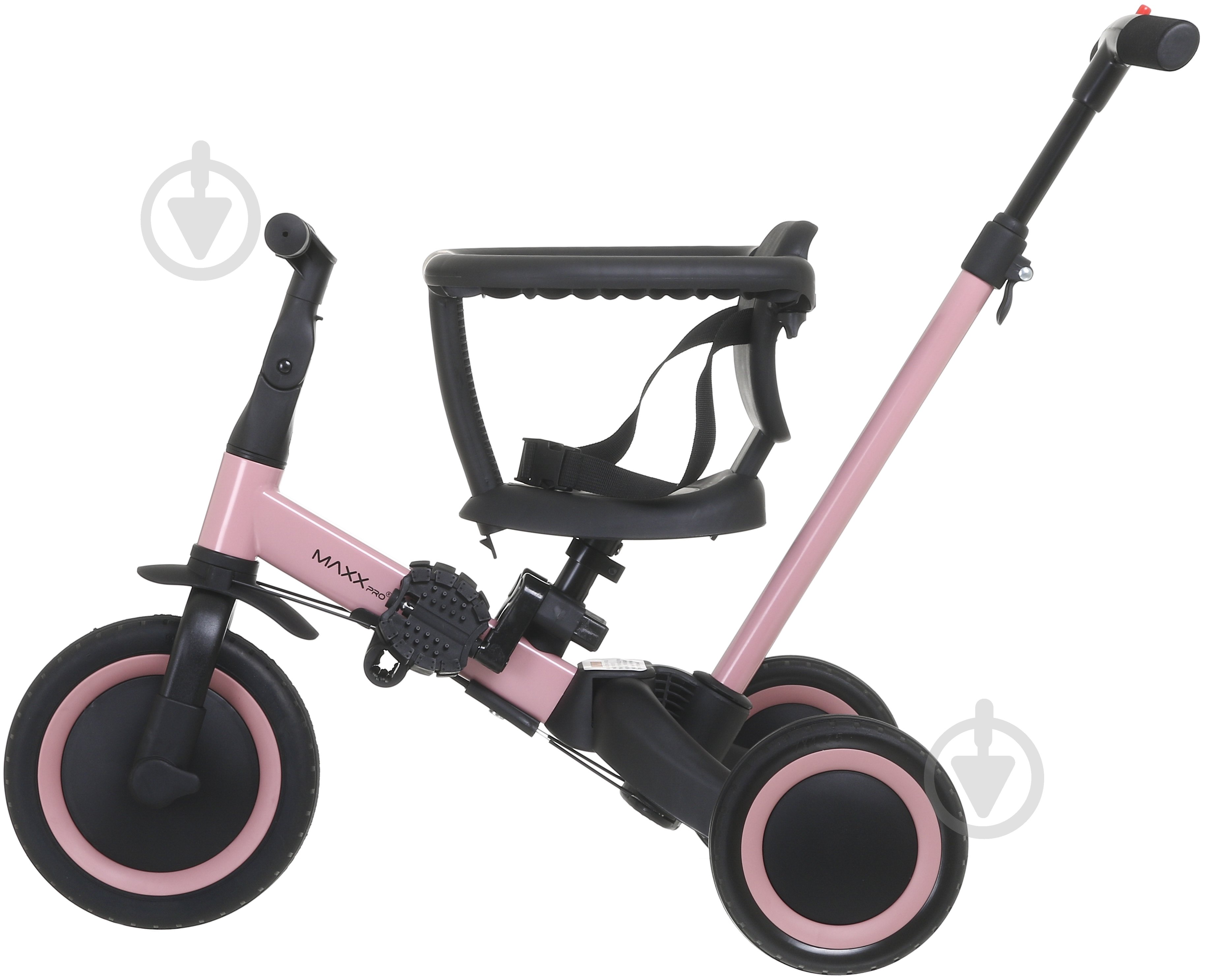 Велосипед дитячий MaxxPro kids 4 в 1 рожевий TR008 - фото 3