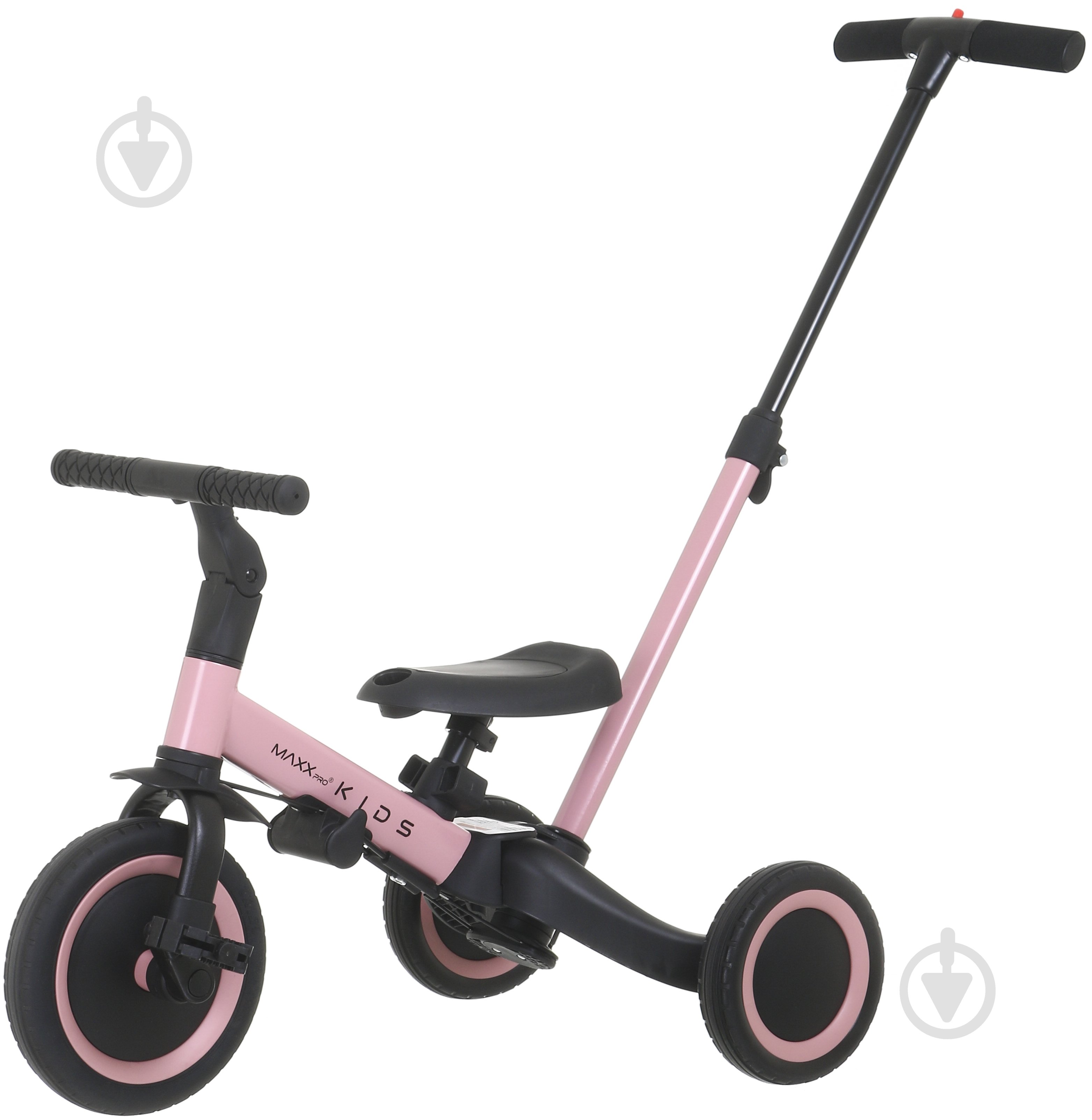 Велосипед дитячий MaxxPro kids 4 в 1 рожевий TR008 - фото 4