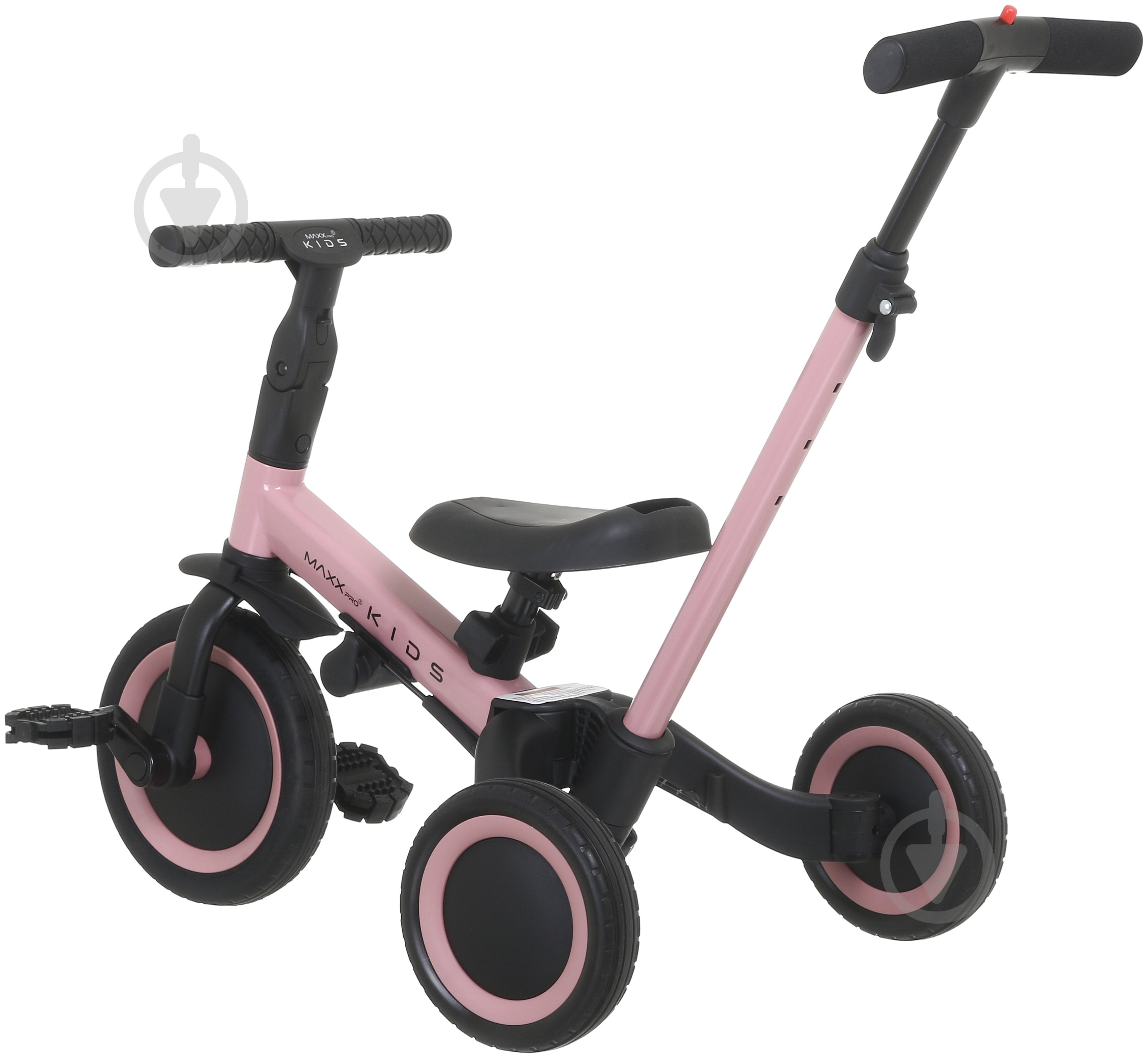 Велосипед дитячий MaxxPro kids 4 в 1 рожевий TR008 - фото 5