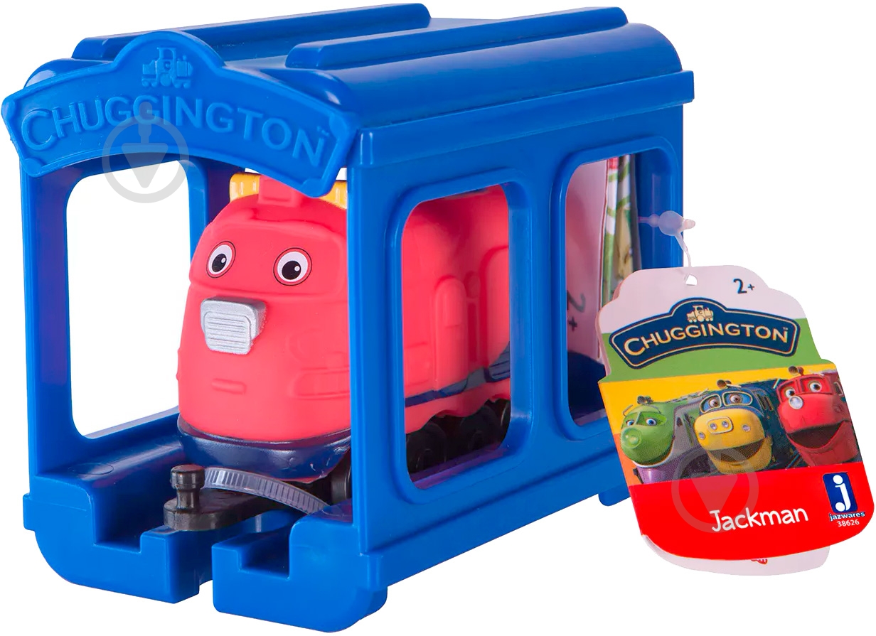 Паровозик Chuggington Джекман с гаражом - фото 7