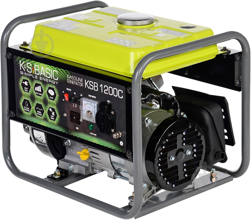 Генератор бензиновый Konner&Sohnen 0,9 кВт / 1 кВт 230 В KSB 1200C - фото 3