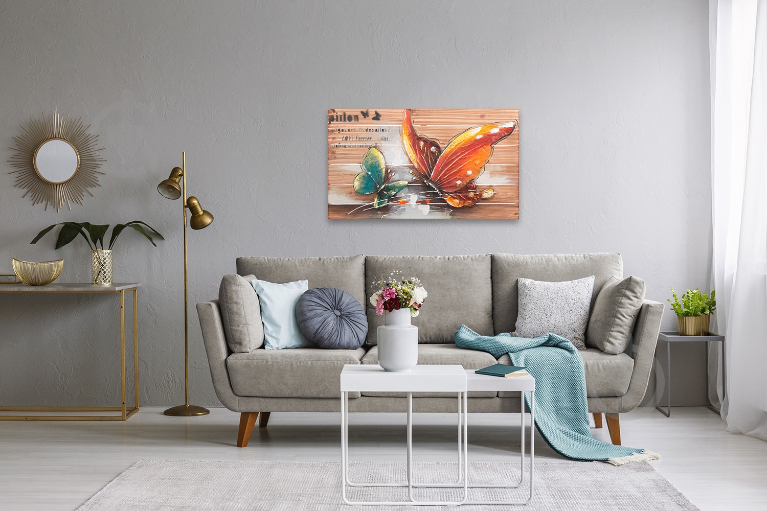 Картина 3D Два метелики 90x54 см - фото 5 Картина 3D Два метелики 90x54 см - фото 5