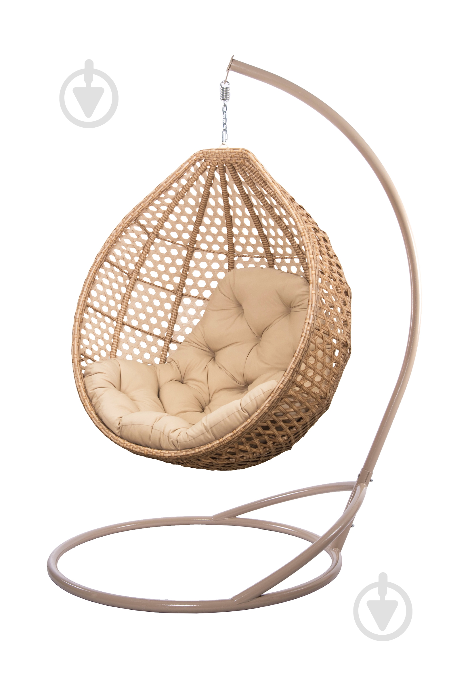 Качели Indigo Колибри 1200х730х1050 бежевый - фото 12