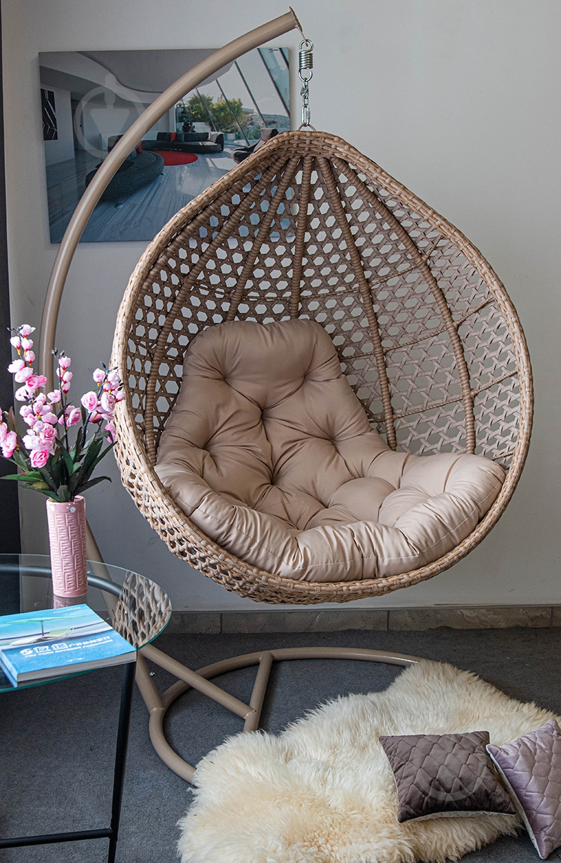 Качели Indigo Колибри 1200х730х1050 бежевый - фото 10