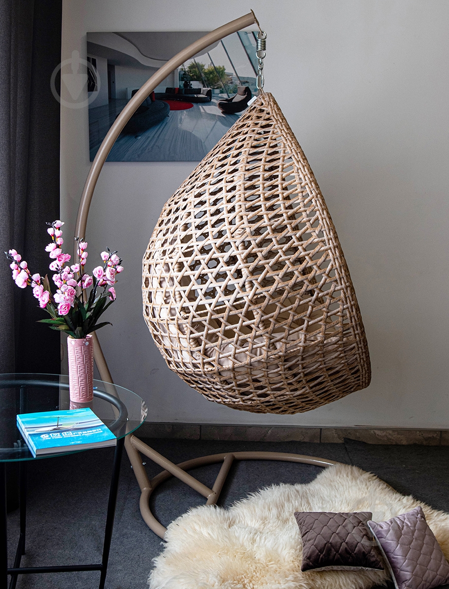 Качели Indigo Колибри 1200х730х1050 бежевый - фото 6