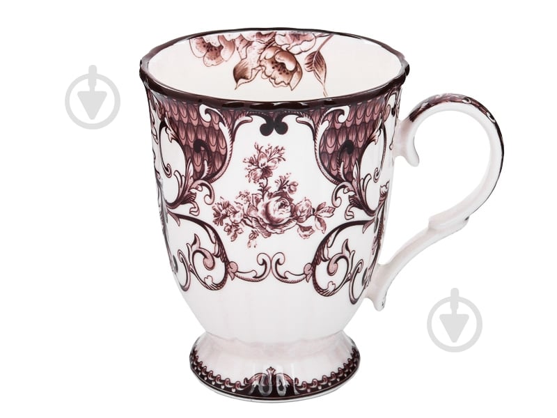 Чашка Lefard Jardin Elegant burgundy 380 мл 985-253 - фото 1