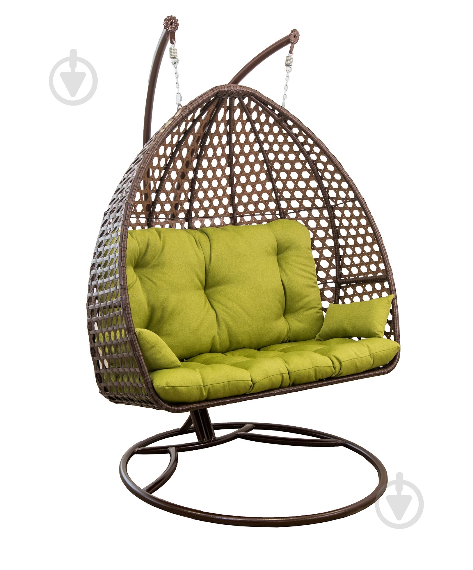 Кресло-кокон Indigo Мишель 1370х700х1360 мм коричневый - фото 7