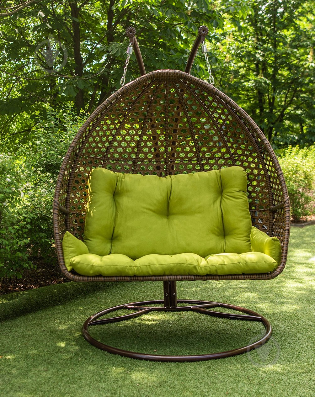 Кресло-кокон Indigo Мишель 1370х700х1360 мм коричневый - фото 3